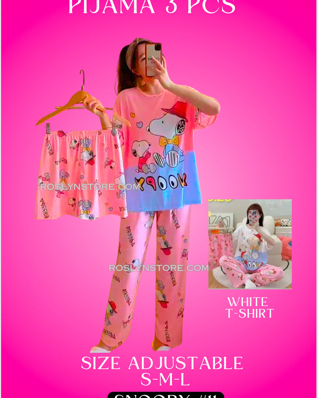 PIJAMAS KAWAII- Pajamas kawaii- (3 pcs Pijama ) (S-M-L) adjustable size1 Pijama $10 / buy 3 price is $8 per each Pijama - Adjustable size ( S- M-L)