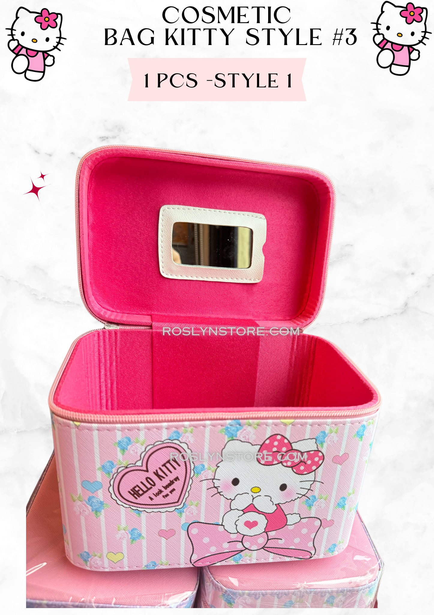 Cosmetic Bag - hello kitty - 1 pcs - style 3