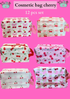 CHEERY COSMETIC-  WITH ZIPPER - 12 PCS SET