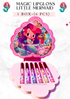 MAGIC LIPGLOSS LITTLE MERMAID- 1 box 6 pcs