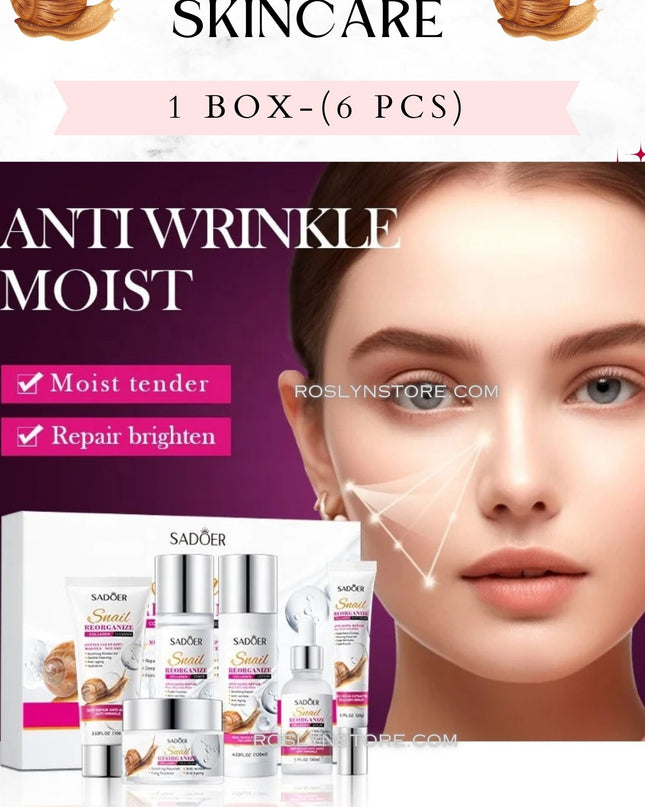 SADOER-SNAIL SET SKINCARE- 6 pcs per box