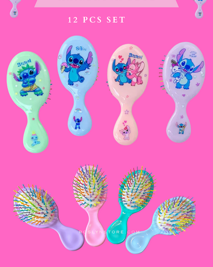 HAIRBRUSH BLUE 12 PCS SET