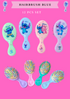 HAIRBRUSH BLUE 12 PCS SET