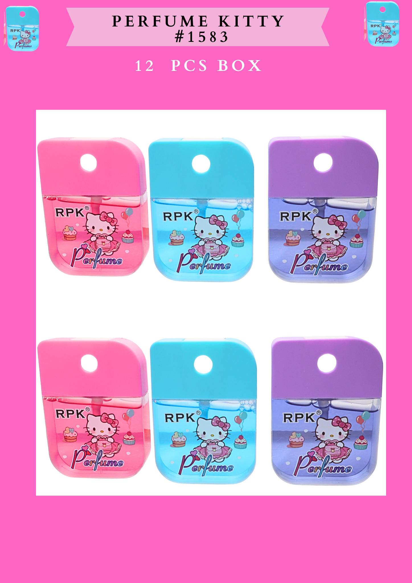 PERFUME KITTY #1583 - 12 PCS BOX (50 ml)