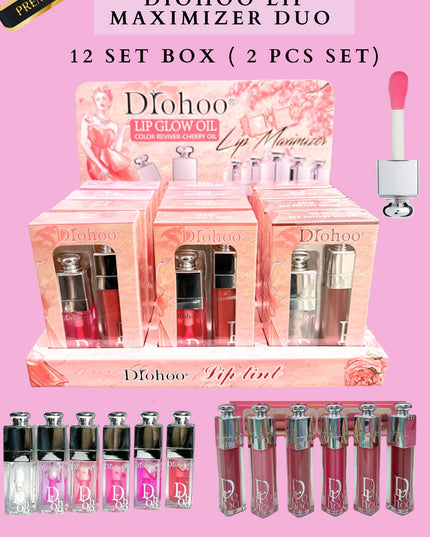 DIOHOO LIP MAXIMIZER DUO 12 SET BOX-  (2 PCS PER SET)