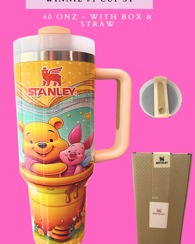 Winnie cup # 1  ST - 40 onz ( include straw and box)