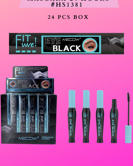 FITME MASCARA 24 HOURS- waterproof (#HS1381 )- 24 PCS BOX