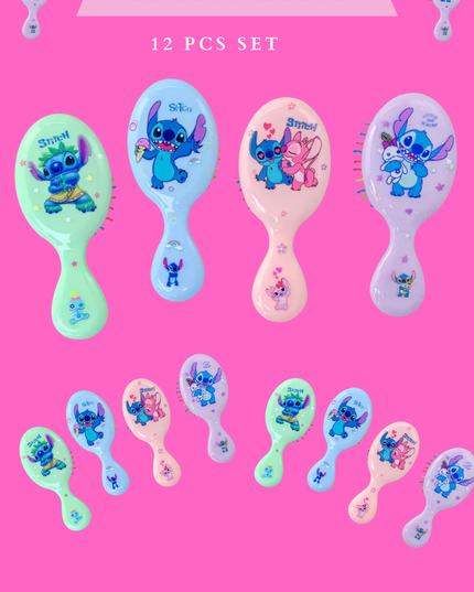 HAIRBRUSH BLUE 12 PCS SET