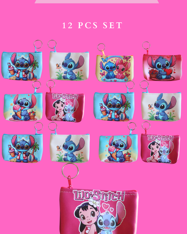COIN BAG BLUE- ST #2  12 PCS SET