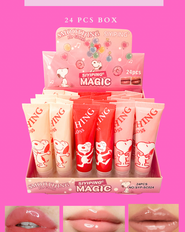 LIPGLOSS SNOPY #SC024 - 24 PCS BOX