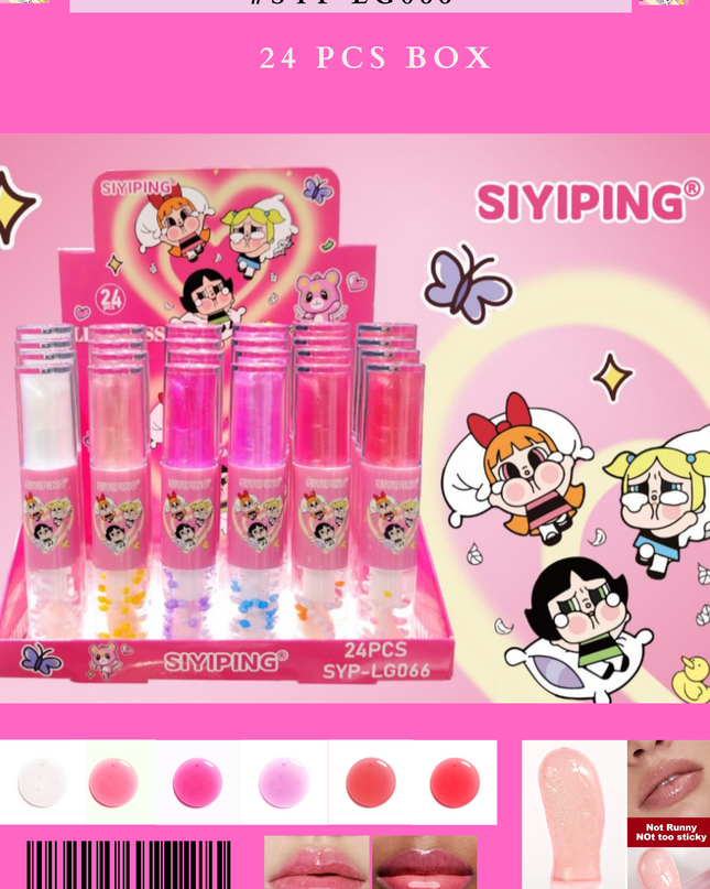 CRY BABY DOUBLE LIPGLOSS( #SYP LG066 )-24 PCS BOX