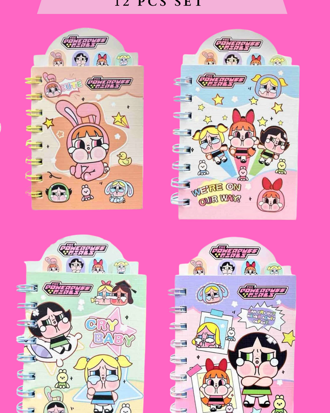 CRY BABY-  MINI NOTEBOOKS -12 PCS SET