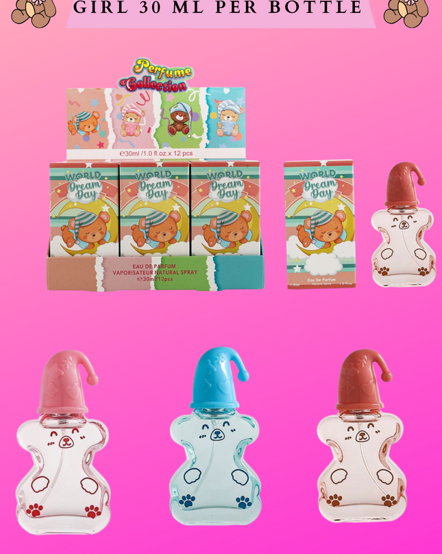 PERFUME FOR BOYS & GIRL 30 ML PER BOTTLE - 12 pcs box