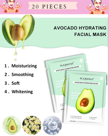 FACE MASK SET - 20 pieces set