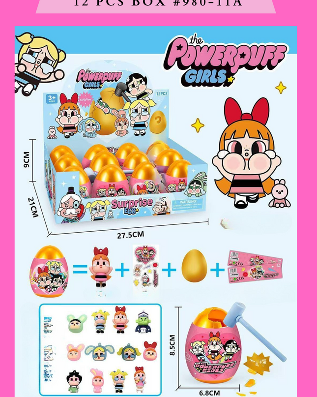 SURPRISE EGG CRY BABY -12 PCS BOX #980-11 A