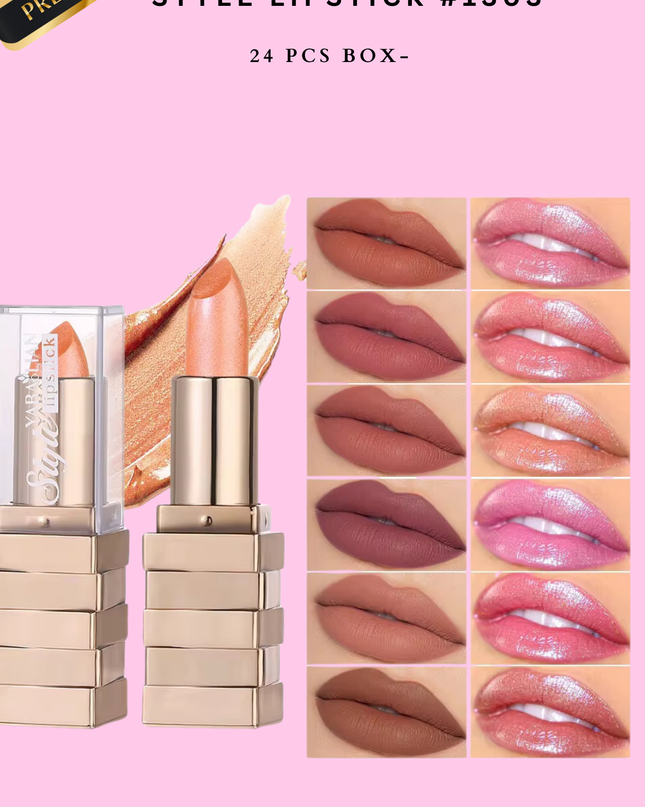 STYLE LIPSTICK - 24 pcs  (PREMIUM BRAND) - #1303