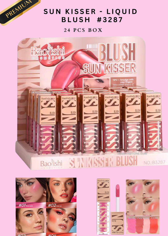 SUNKISSER LIQUID BLUSH - 24 pcs  (PREMIUM BRAND) - #3287
