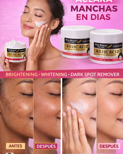 KISS BEAUTY KOJIC ACID PREMIUN SKIN CREAM 75 ML PER EACH -12 PCS BOX