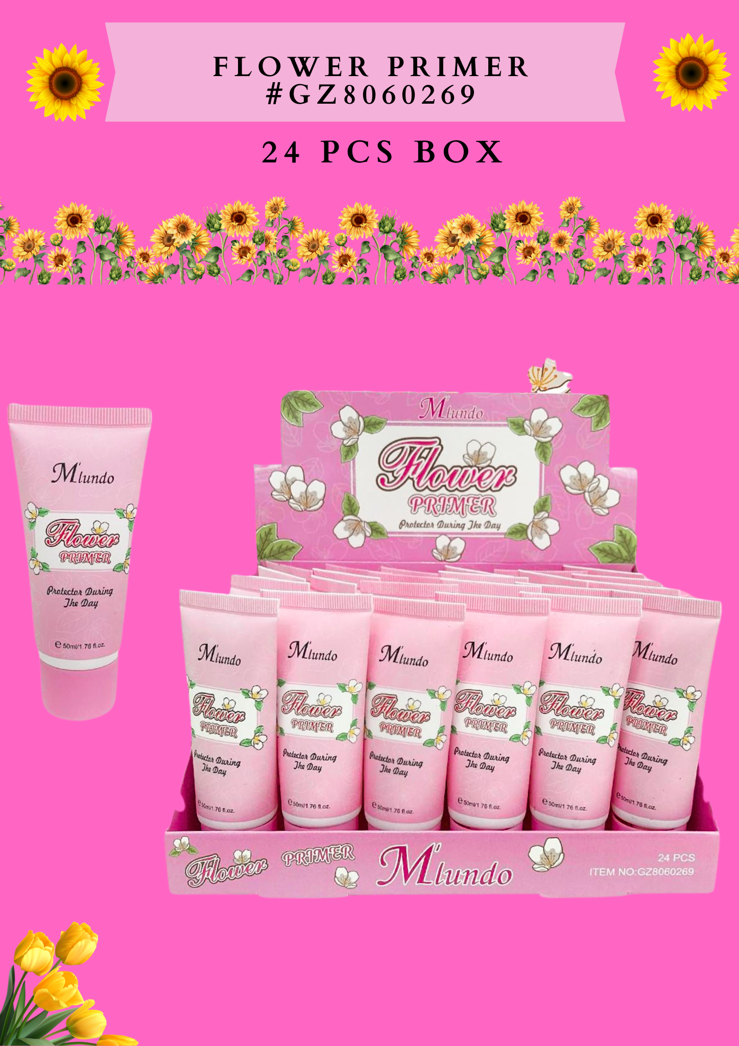 Flower Primer Mundo ( #Z8060269) - 24 pcs box