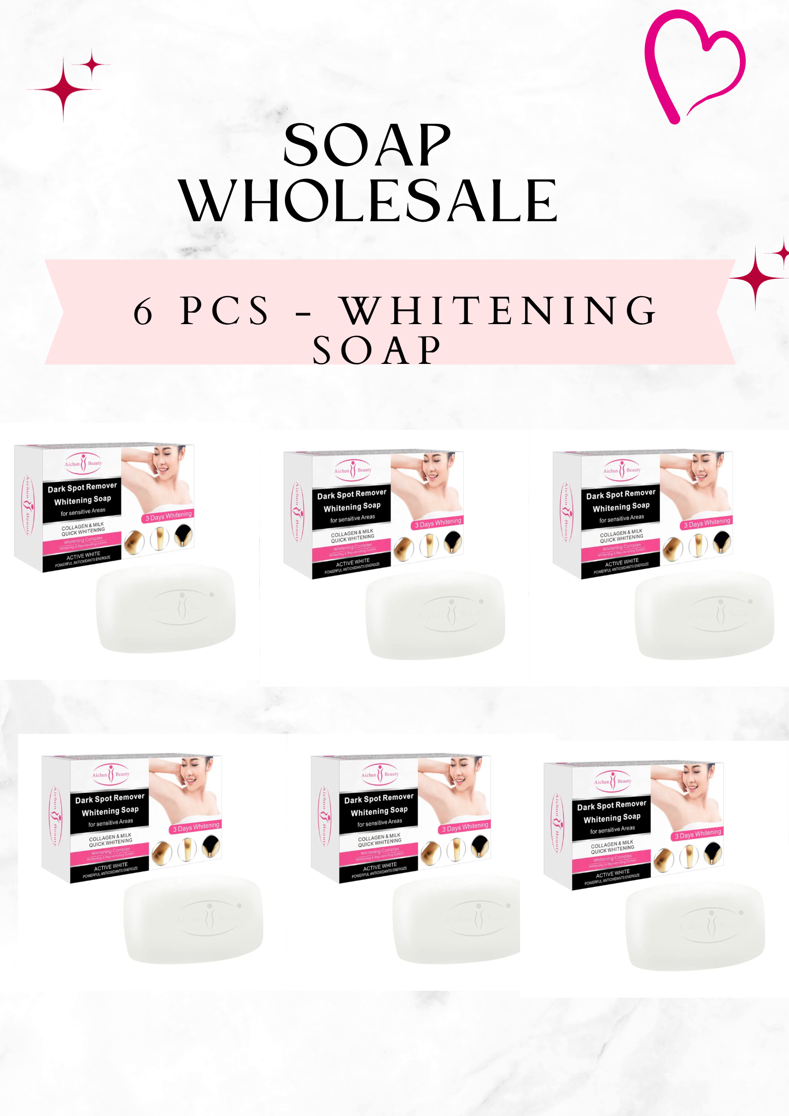 Wholesale Whitening Soap - Dark Spot Remover (6pcs)
