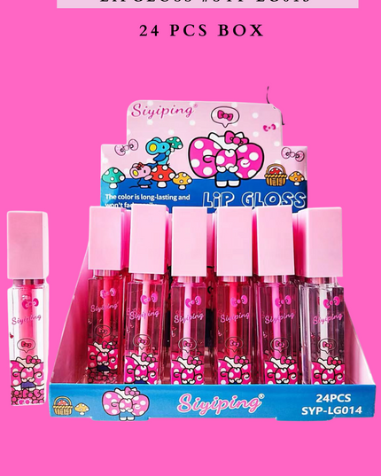 CAT KITTY MAGIC LIPGLOSS( #SYP LG015 )-24 PCS BOX