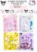 Mini notebook Sanrio- 12 pcs - 24 pcs include pen - style 3