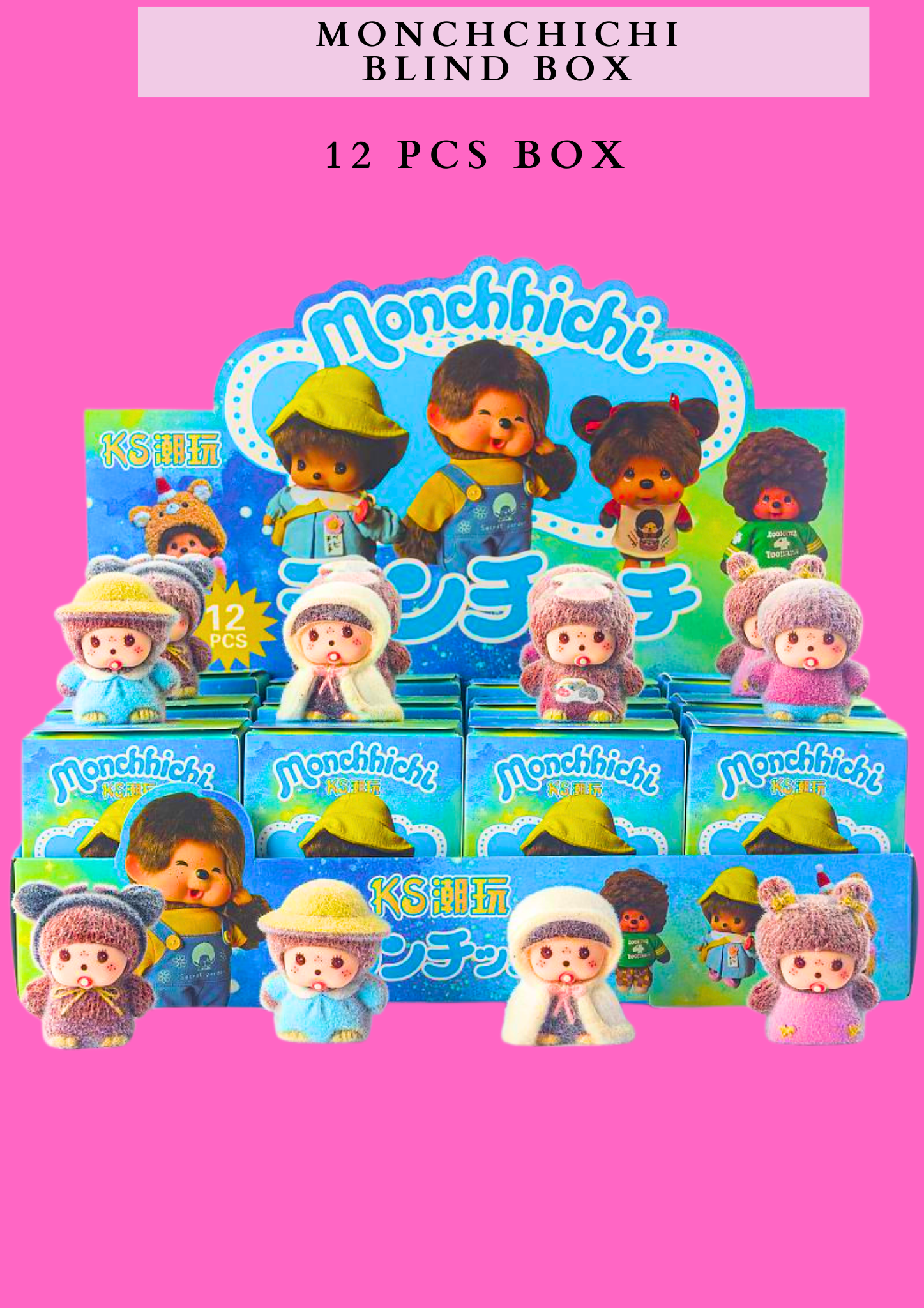 MONCHCHICHI BLIND -BOX 12 PCS BOX