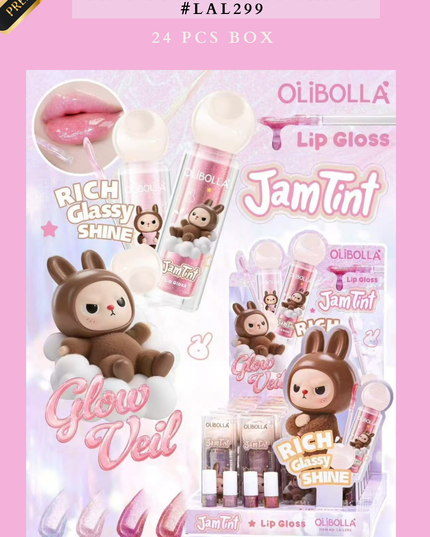 SWEET BEAR OLIBOLLA JAM TINT RICH GLASSY SHINE #LAL299 (24 PCS BOX)