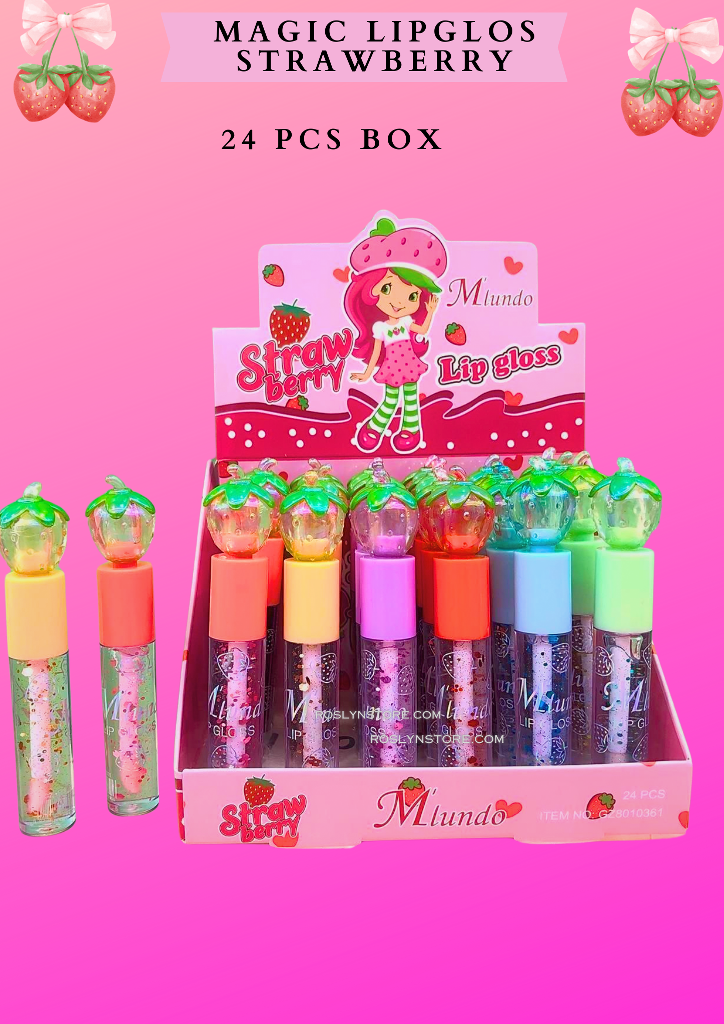 MAGIC LIPGLOS STRAWBERRY - 24 pcs box (# 199906)