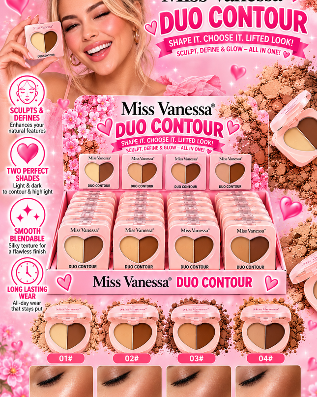 CONTOUR DUO MISS VANESSA 24 PCS BOX (G37) (#G3294)