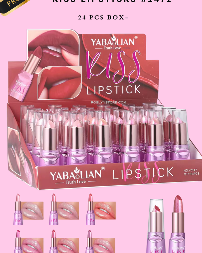 KISS LIPSTICK - 24 pcs  (PREMIUM BRAND) - #1471