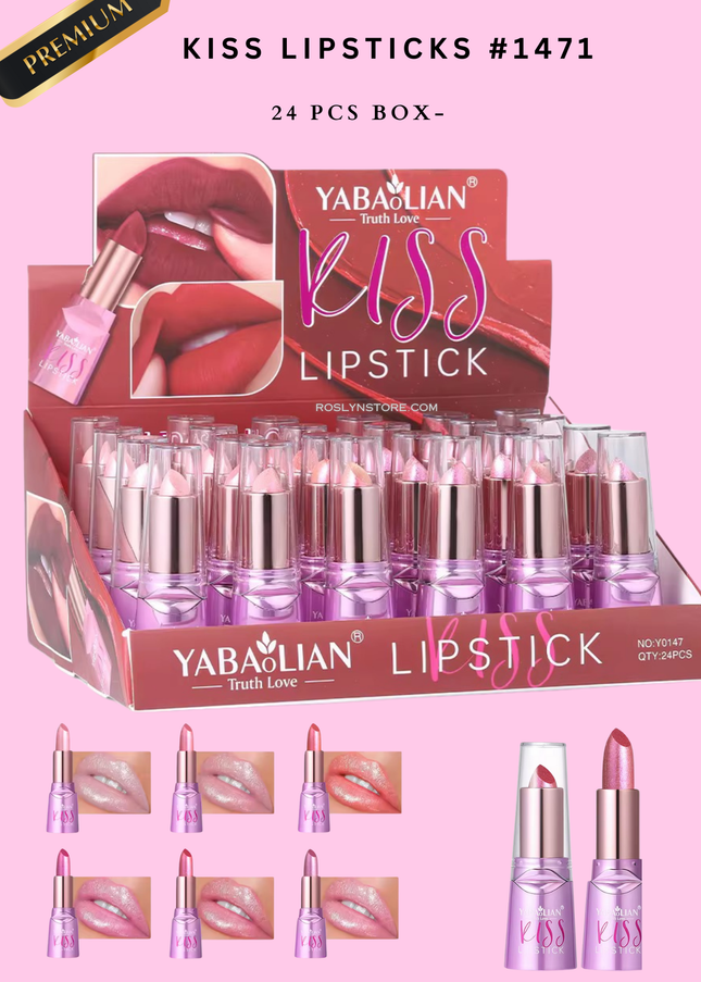 KISS LIPSTICK - 24 pcs  (PREMIUM BRAND) - #1471