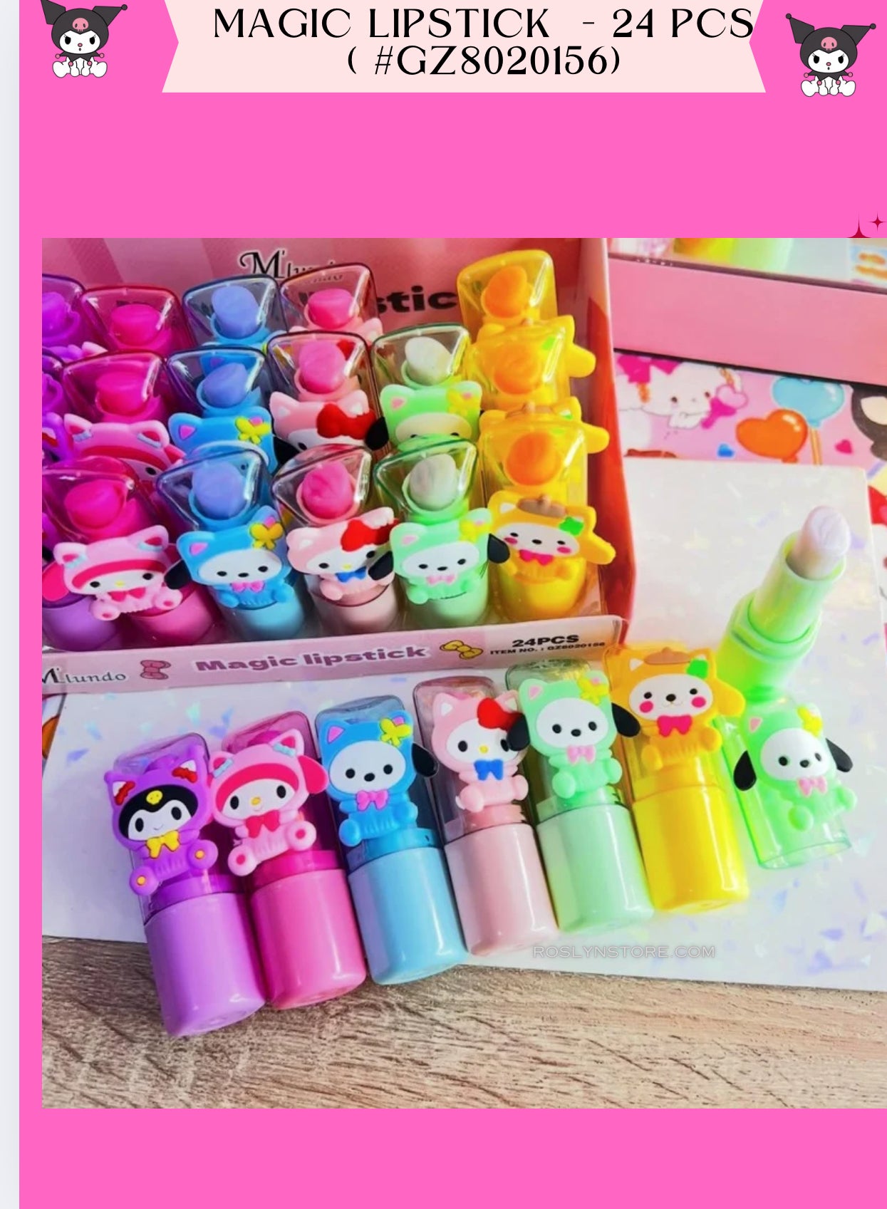 MAGIC LIPSTICK  - 24 PCS ( #GZ8020156)