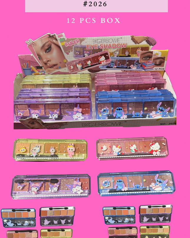 EYESHADOW RULER FRIENDS # 2026 - (12 PCS BOX)