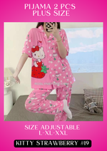 PIJAMAS KAWAII- TALLA PLUS- (2 pcs Pijama ) (M-L-Xxl )adjustable size1 Pijama $10 / buy 3 price is $8 per each Pijama - Adjustable size ( S- M-L)