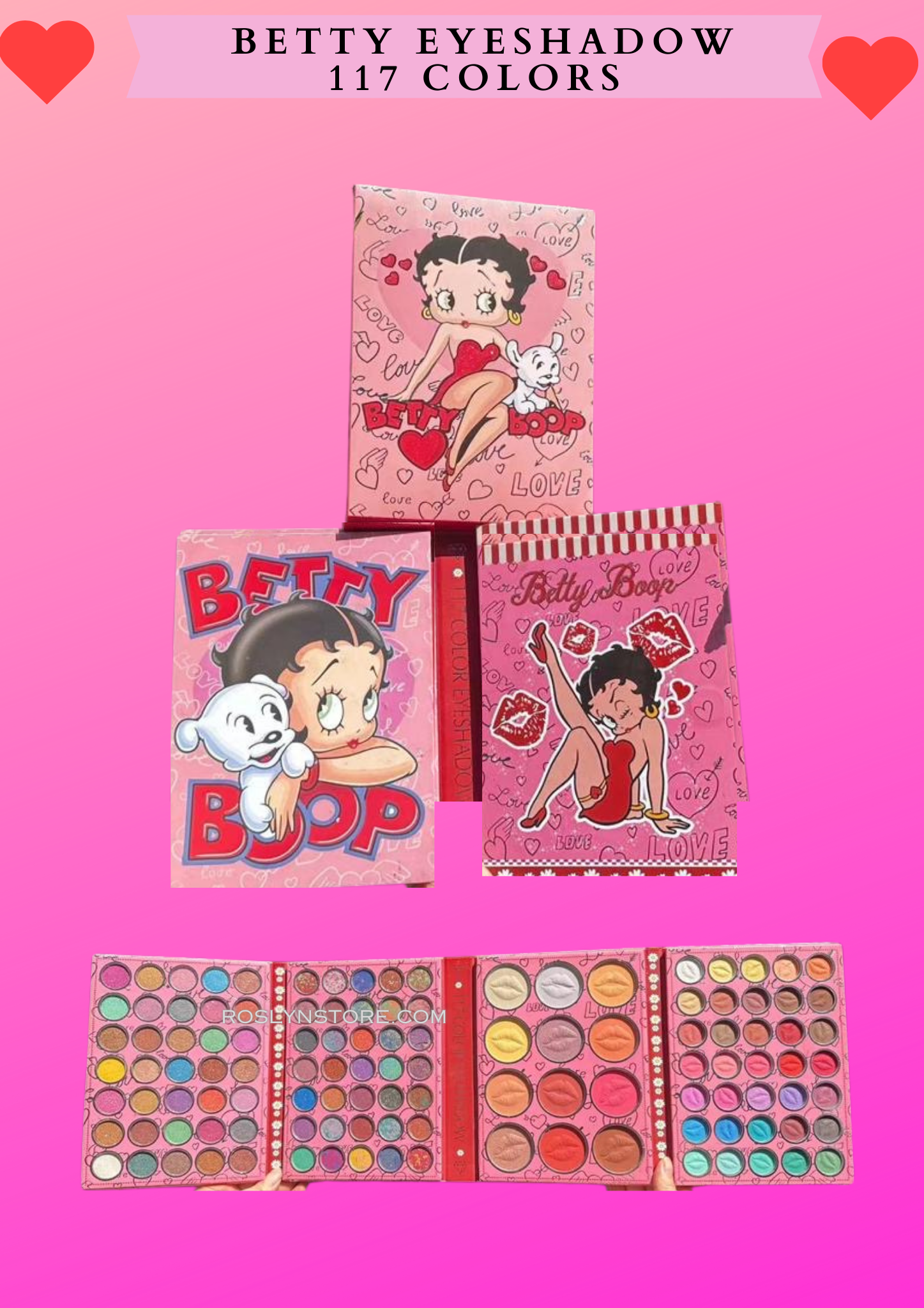 Betty Boop  EYESHADOW 117 COLORS- (#171)