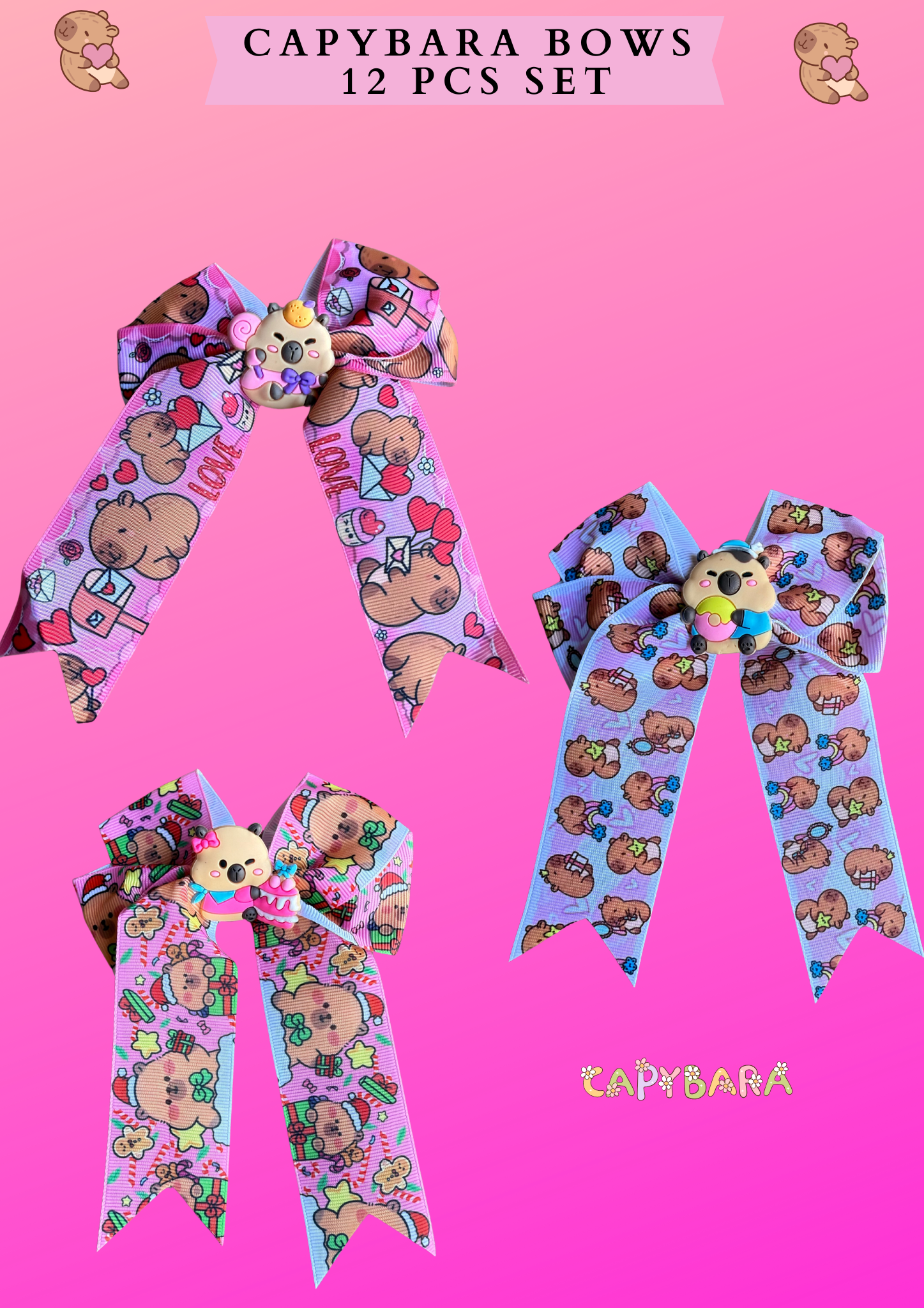 BOWS Capybara - 12 pcs