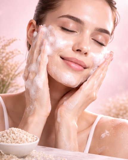 KISS BEAUTY FACE WASH RICE - 12 pcs set big size 120 ml