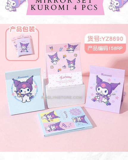 KUROMI MIRROR SET- Style 2 ( 4 pcs)