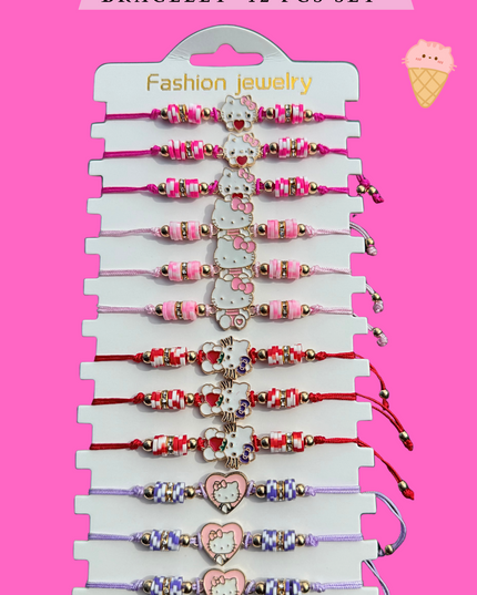 CAT bracelet (#RS57103) - 12 PCS SET