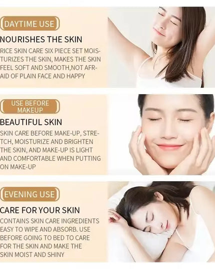 Rice set skin care - 6 pcs set