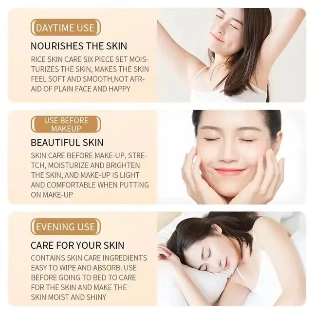 Rice set skin care - 6 pcs set