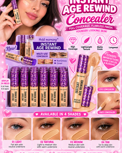 CONCEALER HOLD MORNING - HF0101 - (24 pcs box)- purple box Cod (HF0101) (B32)