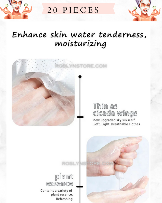 FACE MASK SET - 20 pieces