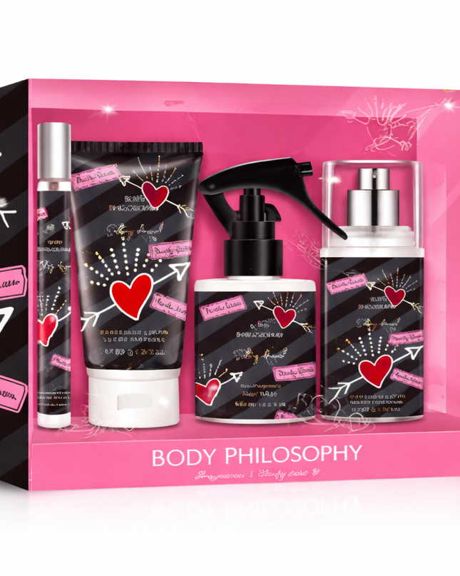 SET PERFUME with gift box - 4  pcs - black - SULTRY ANGEL