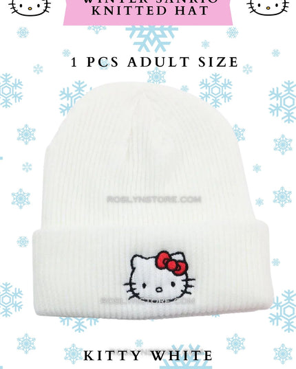 WINTER  SANRIO - KNITTED HAT - Adult Size -