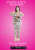 PIJAMAS KAWAII- TALLA PLUS- (2 pcs Pijama ) (M-L-Xxl )adjustable size1 Pijama $10 / buy 3 price is $8 per each Pijama - Adjustable size ( S- M-L)