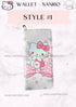 1 Random -SANRIO WALLET- receive any style 1 pcs