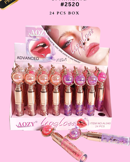 AOZY - LIPGLOSS sparkling  - 24 pcs  (PREMIUM BRAND) - #2520