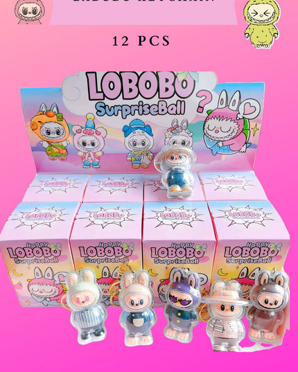 Labubu keychain- surprise box ( 12 pcs set)